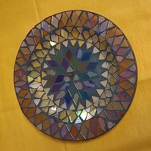 Mosaic Candle Plate